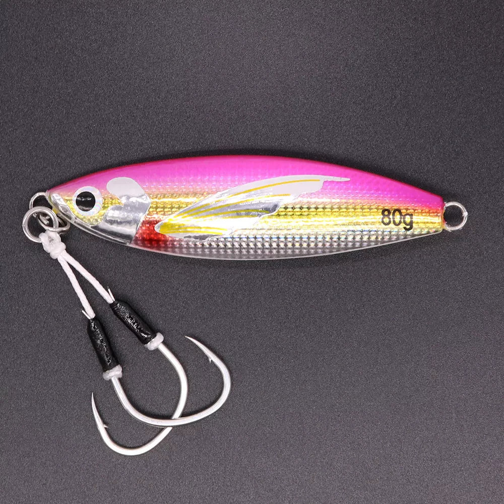 Luminous Belly Wings Bait in various colors for sea and boat fishing