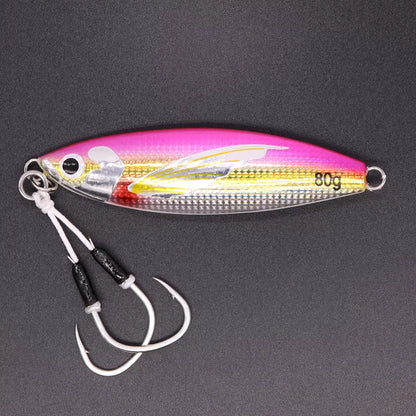 Luminous Belly Wings Bait in various colors for sea and boat fishing