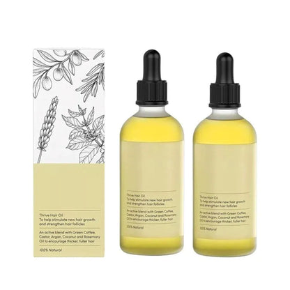 Yellow 60ml bottle of Rosemary Soft Hair Care Essential Oil.