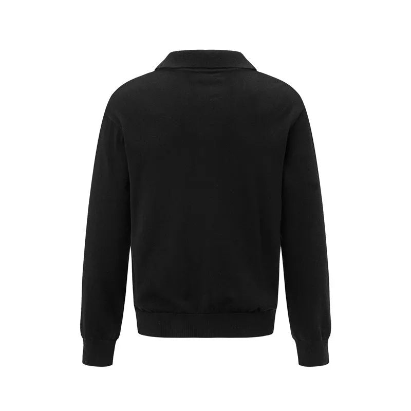 Loose fit acrylic blend pullover sweater in beige, shown on a model for casual wear.
