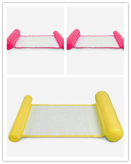 Inflatable Water Lounge Chair in pool with hammock-style design for ultimate relaxation