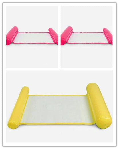 Inflatable Water Lounge Chair in pool with hammock-style design for ultimate relaxation