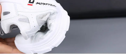 Women's breathable mesh board shoes in white, blue, or pink, high mouth and super high heel, sizes 35-40.