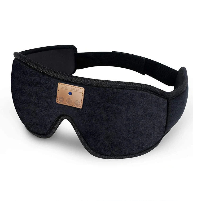 3D Bluetooth Sleep Headphones Eyemask with ultra-thin stereo speakers and space memory foam