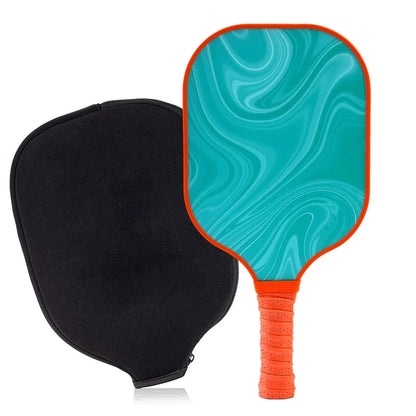 Peak Racket fibreglass squash set showing two rackets and four balls for complete playing equipment