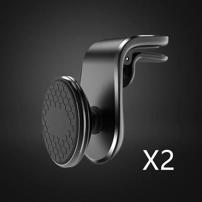 Adjustable rotation car bracket for power outlet phone mounting in black, gold, and silver colour options