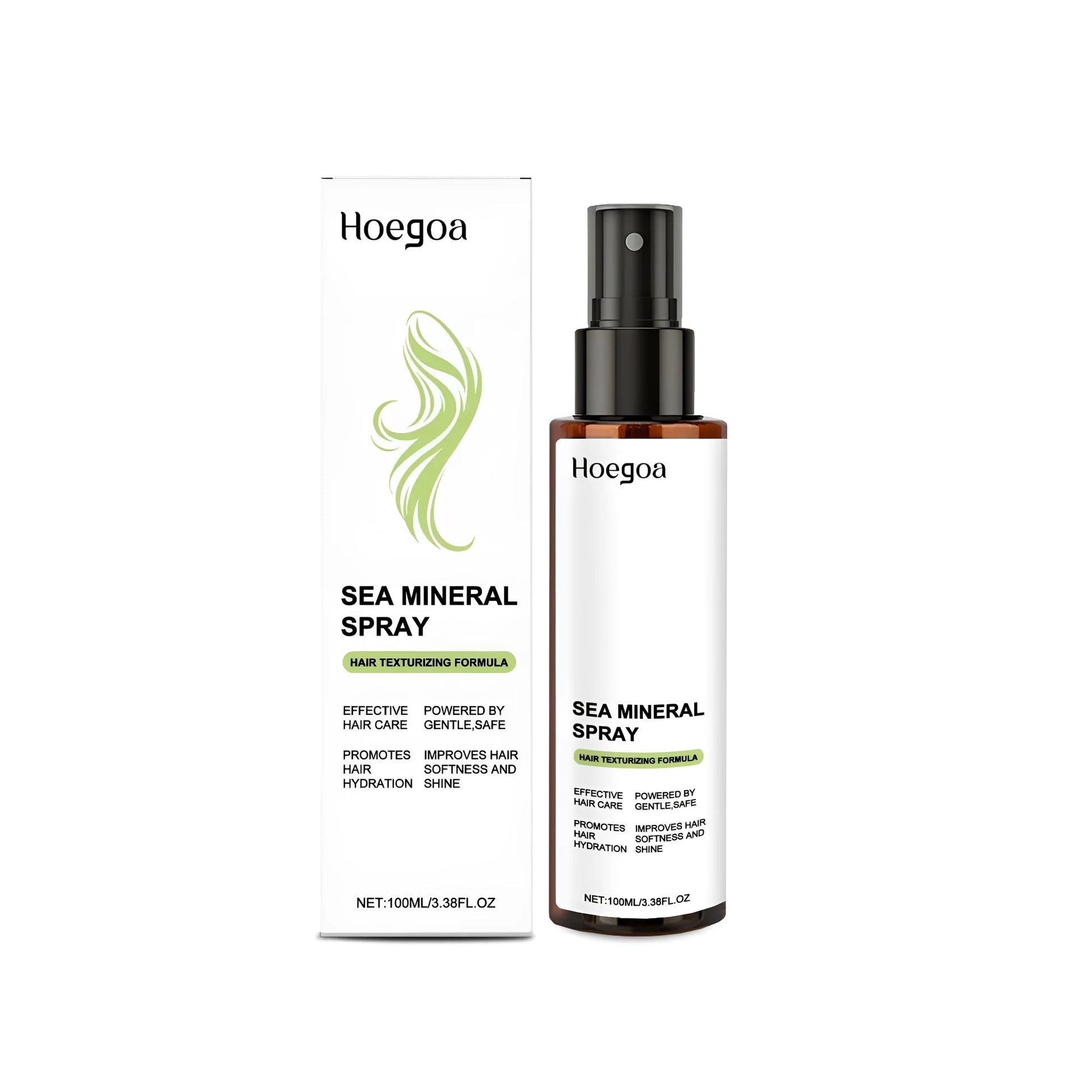 100ml bottle of Ocean Moisturising Hair Care Spray with a spray trigger.