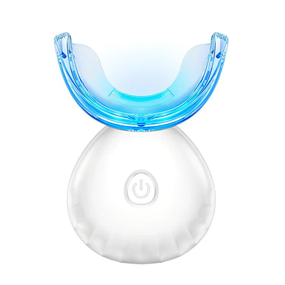 Shell Lamp wireless teeth whitening kit with LED light, gel pens, and colour card in black or white