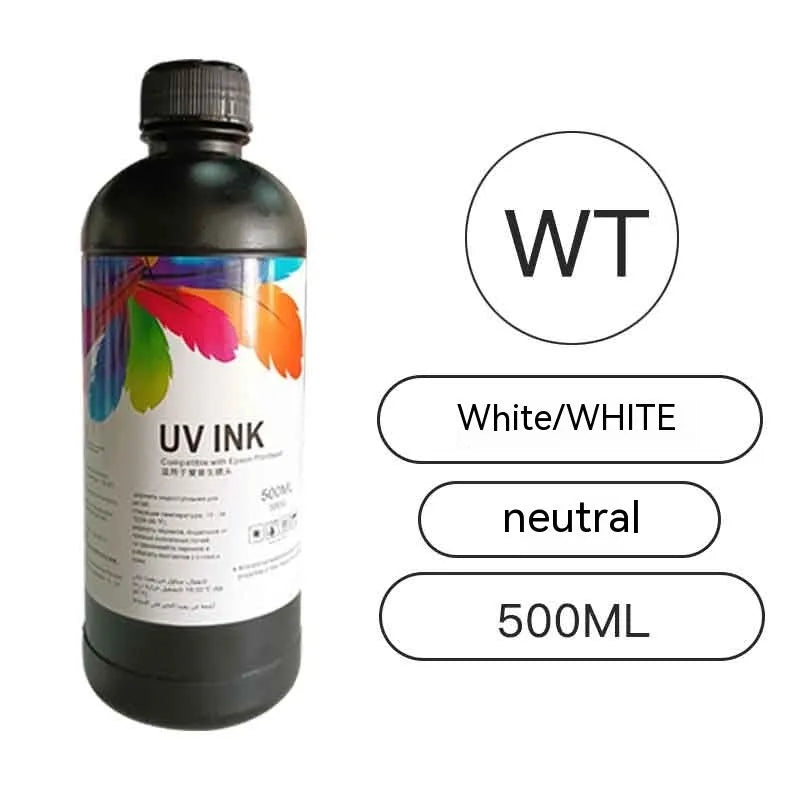 500ml bottle of Epson UV ink for XP600 and TX800 printers in eight colours