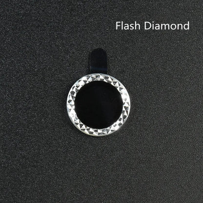 iPhone 12 lens protective film with diamond-cut aluminium alloy ring and tempered glass layer