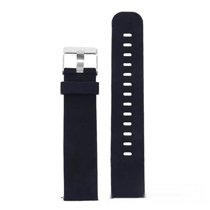 Jiaming Forerunner 245 silicone replacement watch strap with straight buckle in solid colour
