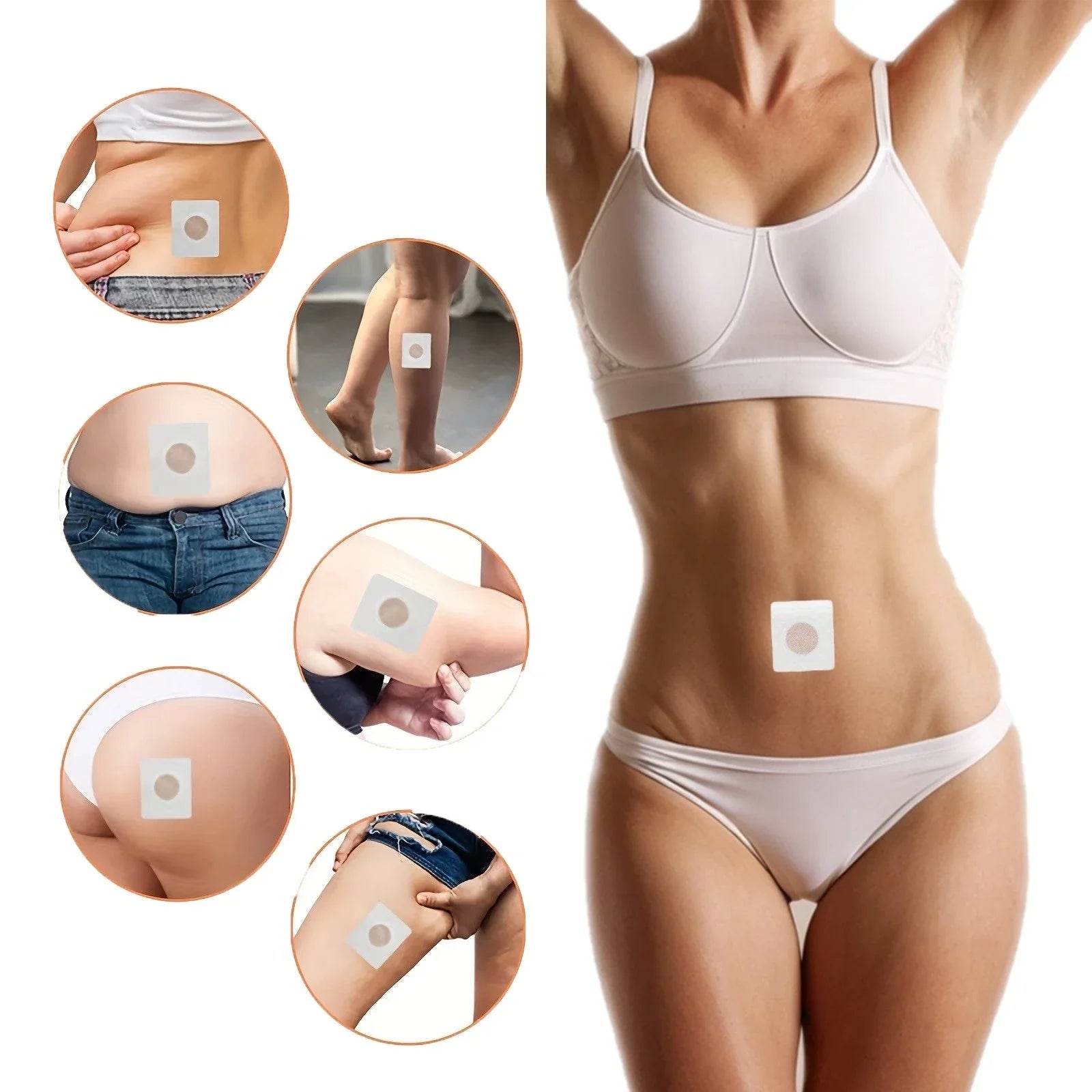 Navel Slimming Patch with magnetic technology for targeted weight loss and detoxification