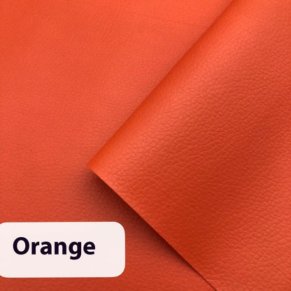 Self-adhesive leather repair patch 50cm x 138cm 0.5mm PVC in black for sofa and car seat