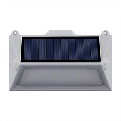Solar outdoor human body induction step light with abstract design for steps and pathways