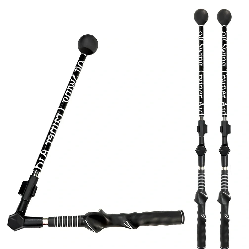 Blue golf swing training aid with shoulder cushion and adjustable angle mechanism for posture correction