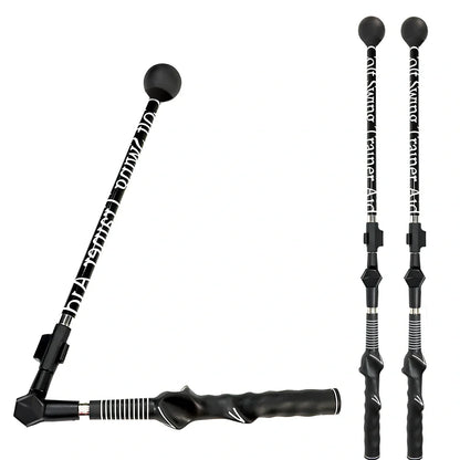 Blue golf swing training aid with shoulder cushion and adjustable angle mechanism for posture correction