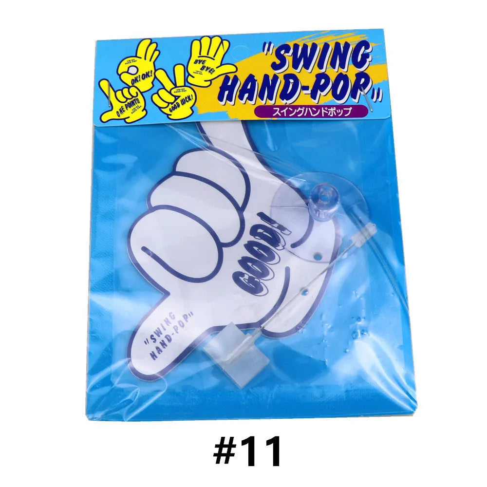 Swing hand cartoon jasmine green tea aromatherapy pendant with fixed bracket for car and indoor hanging decoration