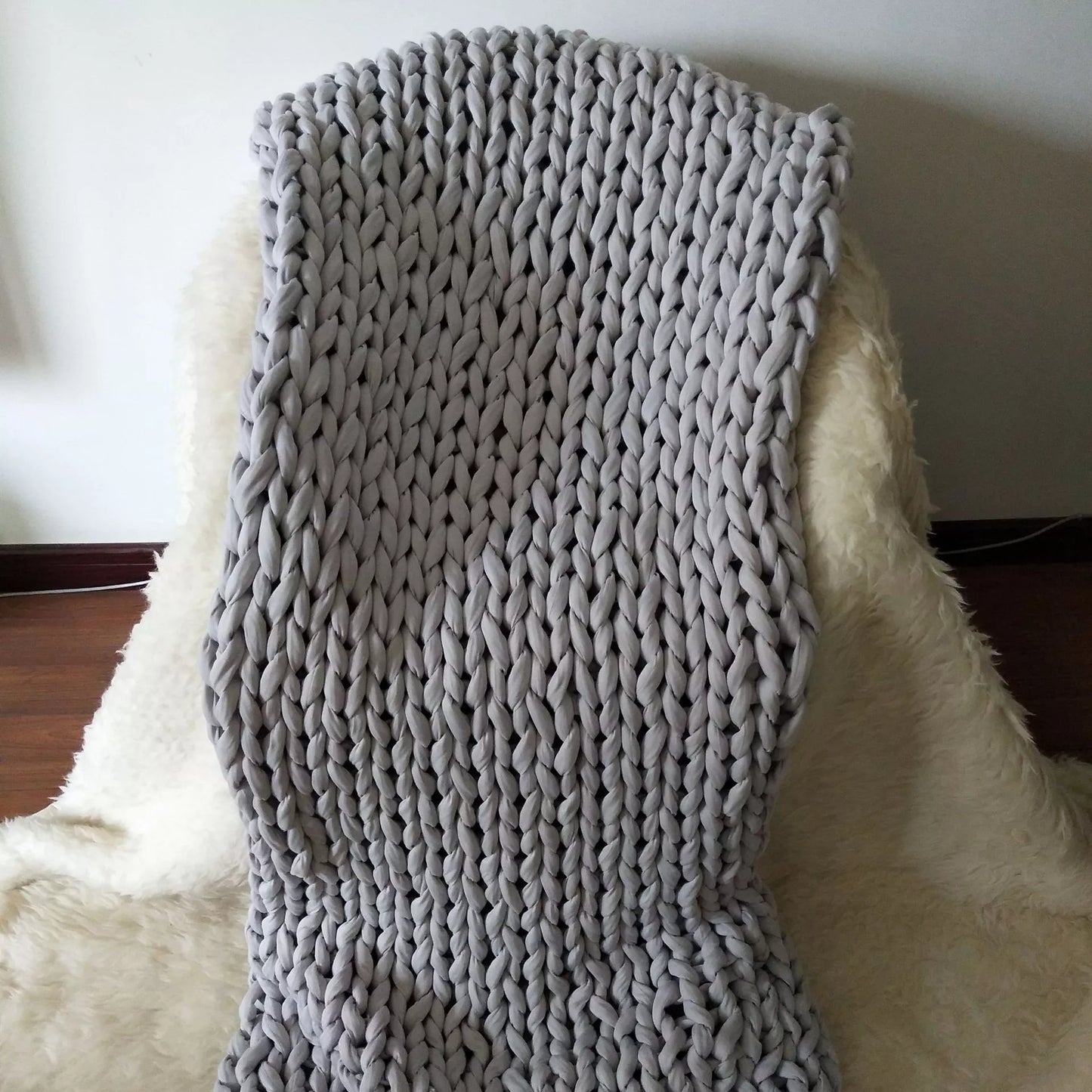 Hand-woven Gravity Weighted Blanket in solid colors for improved sleep and relaxation