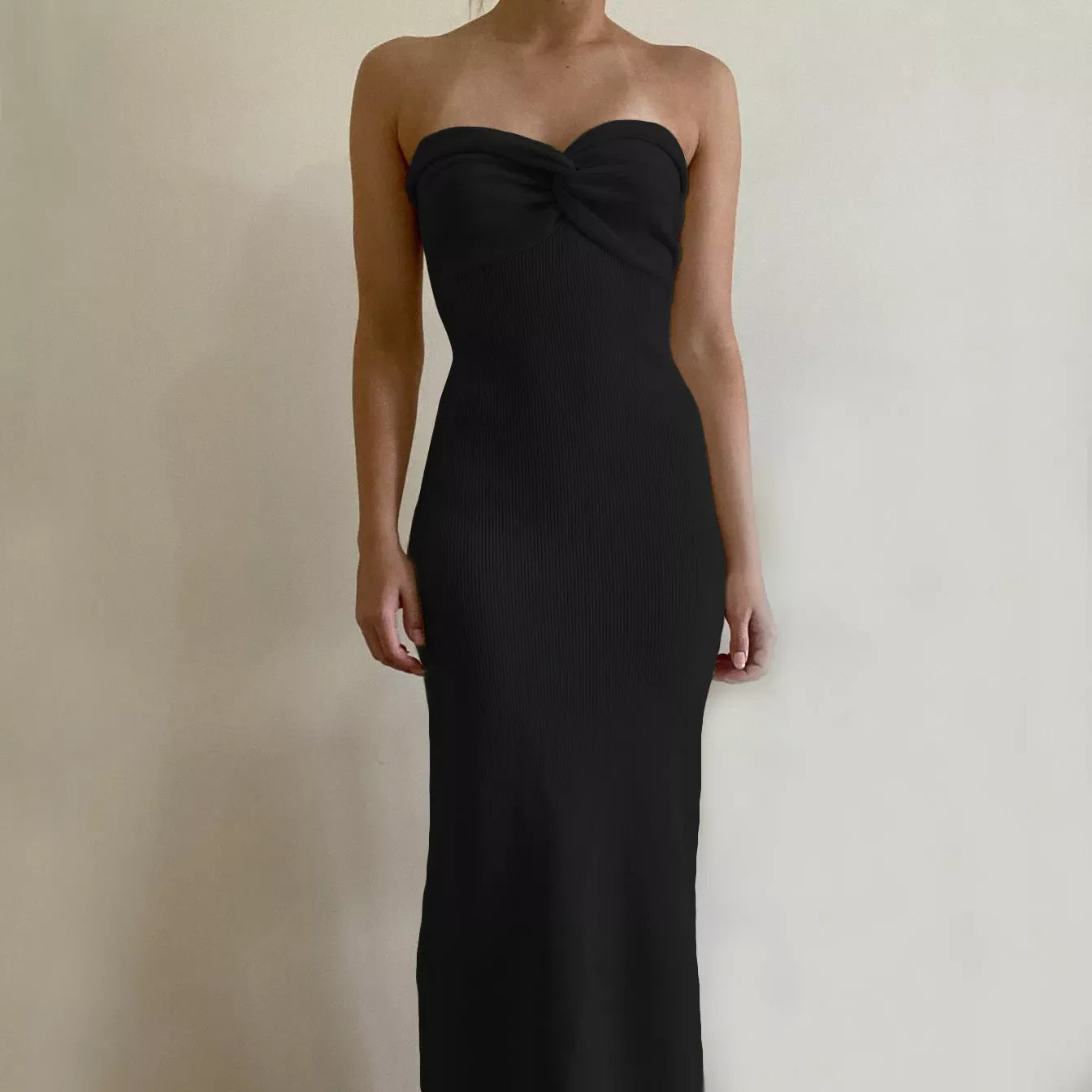 Women's knitted cross off shoulder woolen weaving dress in various colors