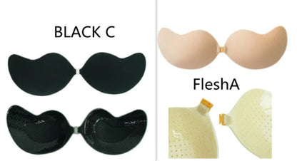 Lala Goddess Deep V Invisible Bra for women, seamless support under swimwear and dresses