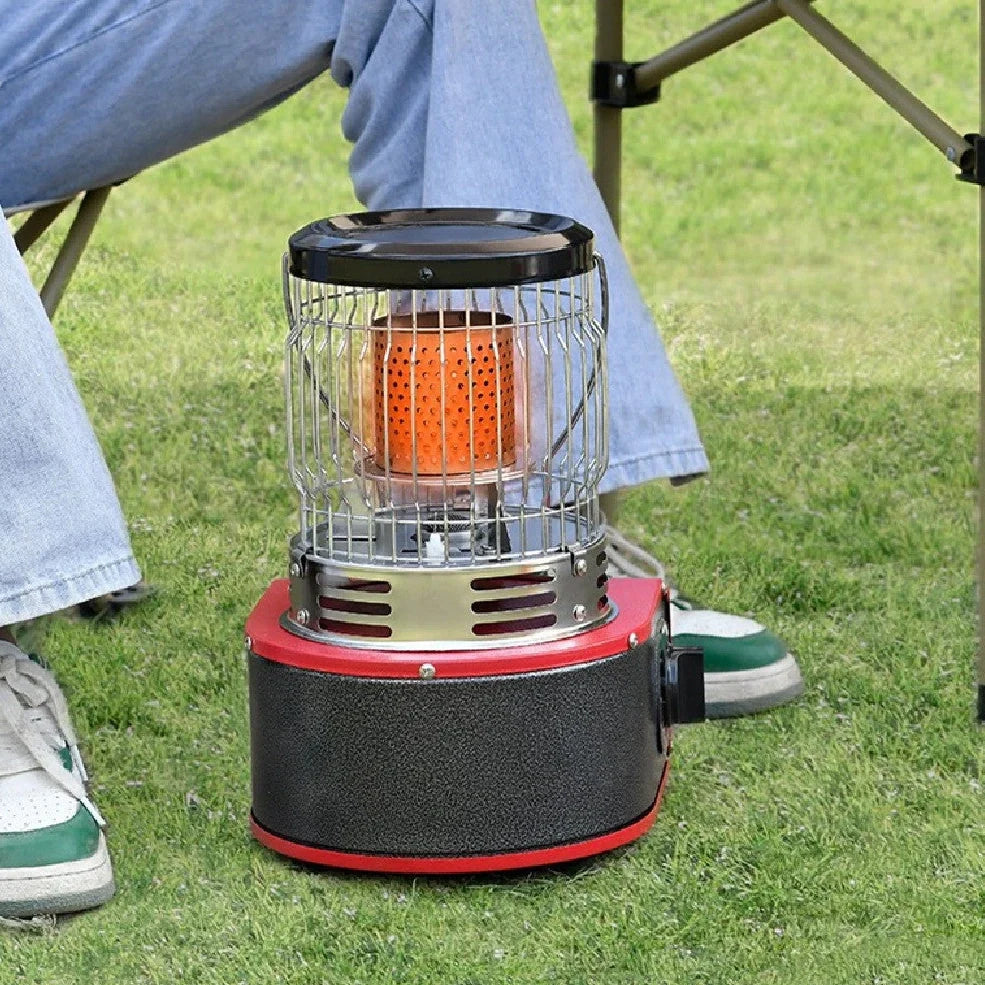 Multifunctional outdoor heating stove with 2.0KW power output and compact design