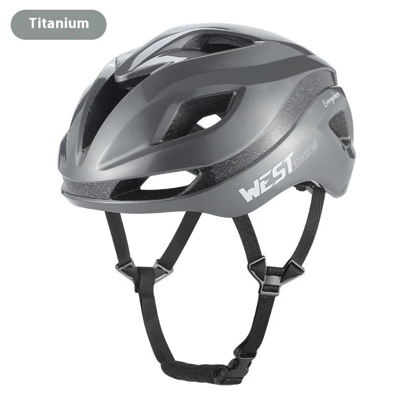 Adult road bike safety helmet in multiple colours with adjustable 58-61cm fit