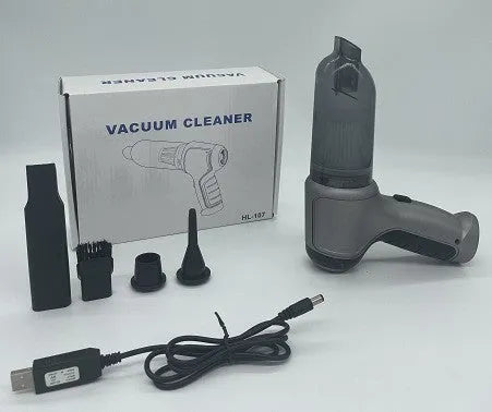 Brushless gold style wireless handheld car and pet vacuum cleaner with 200ml dust bucket.