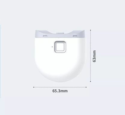 Intelligent Full-automatic Double Gear Electric Nail Clipper in white with Type-C charging