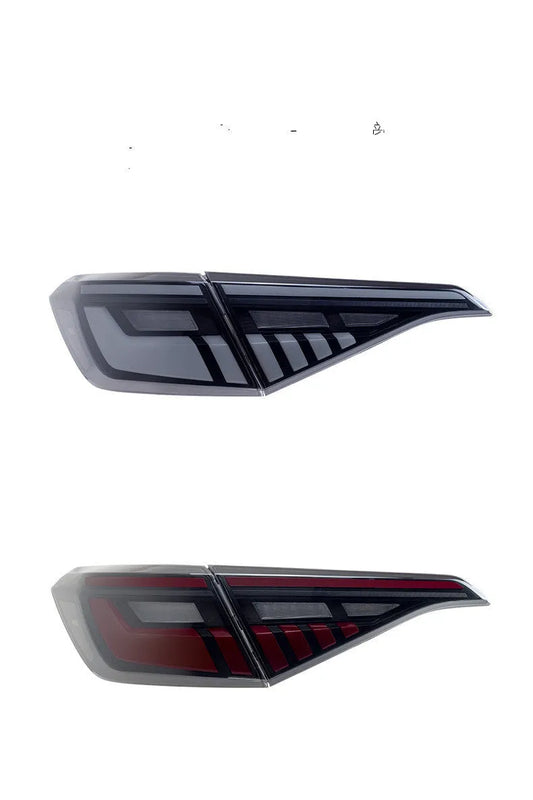 11th Generation Civic modified LED taillight assembly in black and red colour option