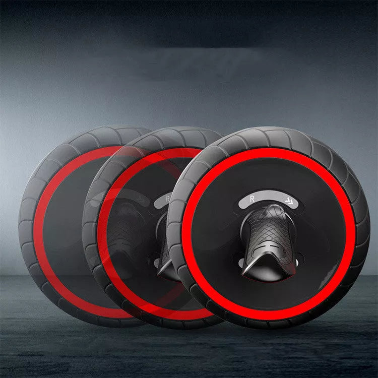 Black Abdominal Wheel Rebound Roller for core strength exercises