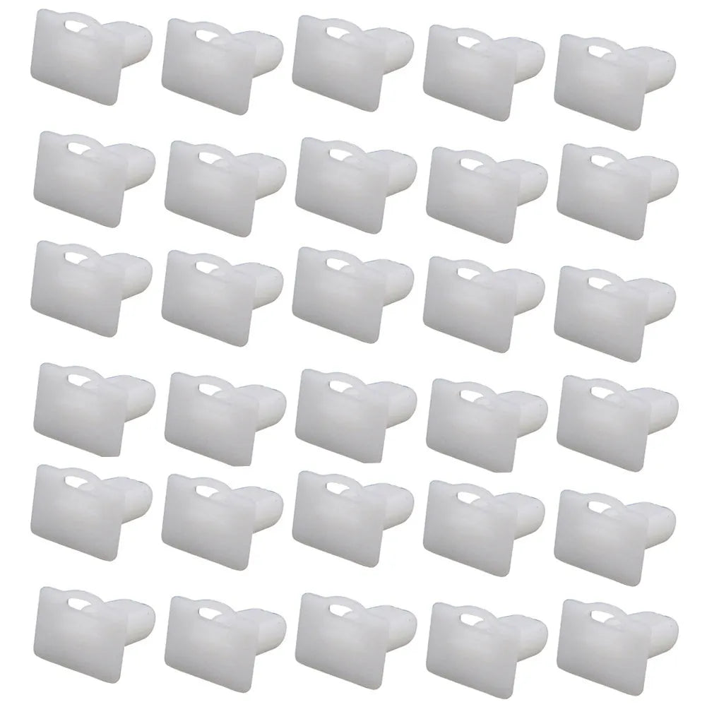 60-piece pack of D318 coloured PA66 plastic automobile glue nails and buckles for trim fastening.