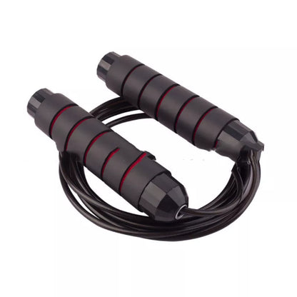 Student Sports Wire Skipping Rope in blue, black, red, and green colors