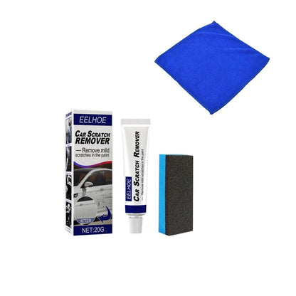 A car polish cream product that effectively removes light scratches and restores the vehicle's original shine