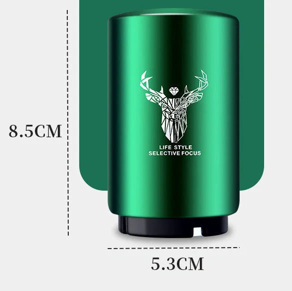 Stainless steel automatic beer bottle opener with one-hand operation