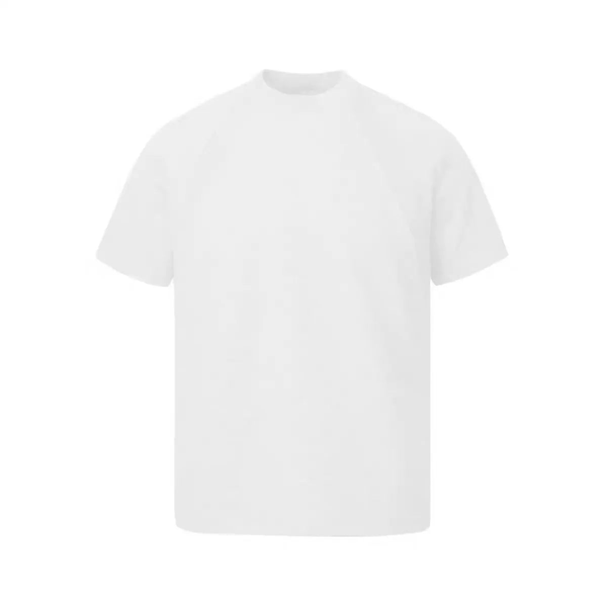 Man's loose fit black short sleeve top with textured air layer stitching detail.