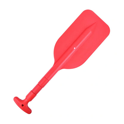 Portable telescoping aluminum alloy oar for inflatable boats in black, yellow, and red