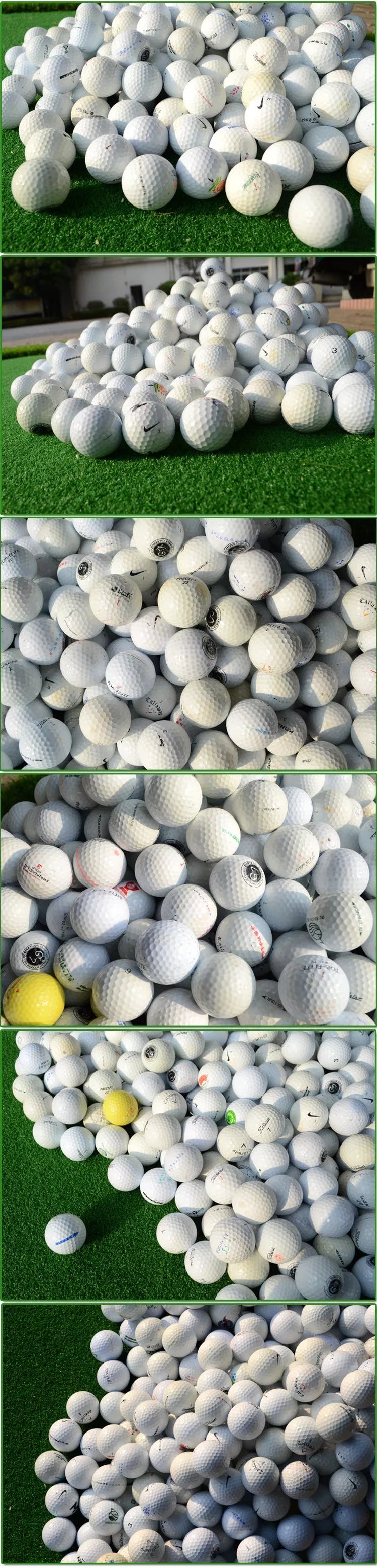 Golf Next Practice Game Ball with 352 beehive holes for improved aerodynamics