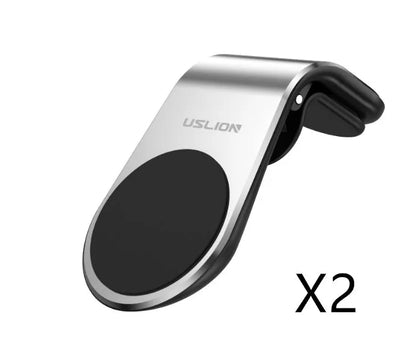Adjustable rotation car bracket for power outlet phone mounting in black, gold, and silver colour options