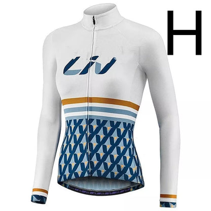 Women's leisure cycling suit in breathable polyester for comfortable rides