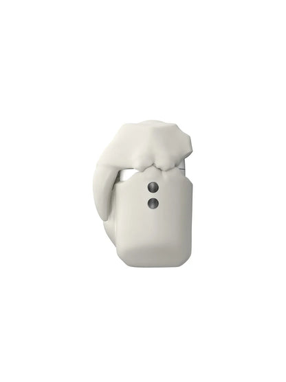 Creepy Teeth Wireless Earphone Cover for AirPods Pro in Fluorescent Green Bone, Bone White, and Carbon Black colors