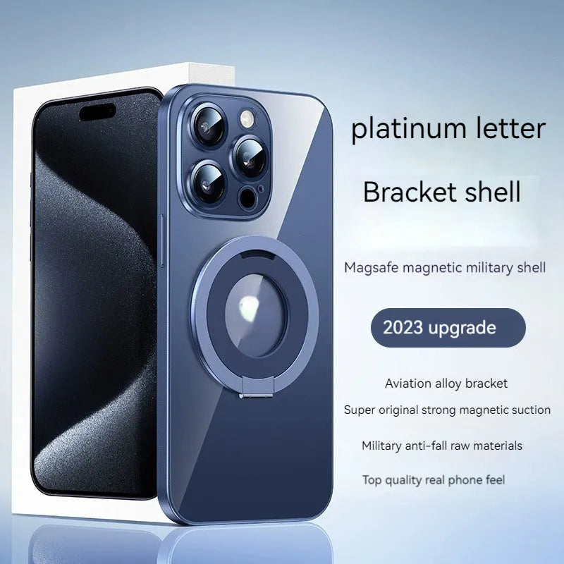 Magnetic silicone phone case for iPhone 13-15 series in transparent and coloured options