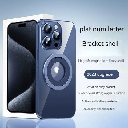Magnetic silicone phone case for iPhone 13-15 series in transparent and coloured options