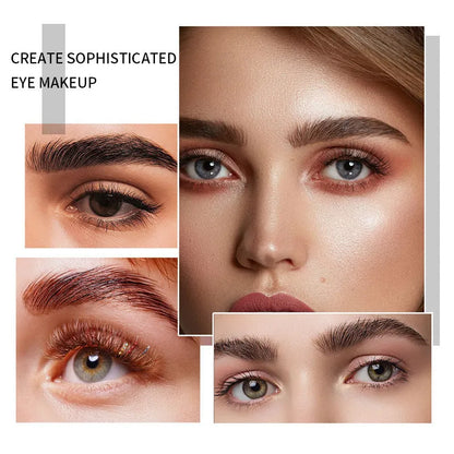 Eyebrow glue with brush applicator in pink or white colour for natural eyebrow definition