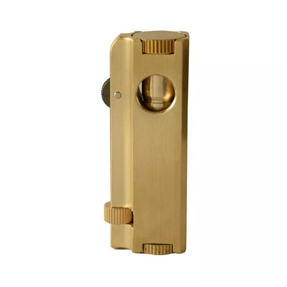 Vintage brass heavy duty trench lighter with kerosene fuel