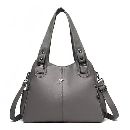 Women's vintage PU crossbody bag in various colors with large capacity and stylish design