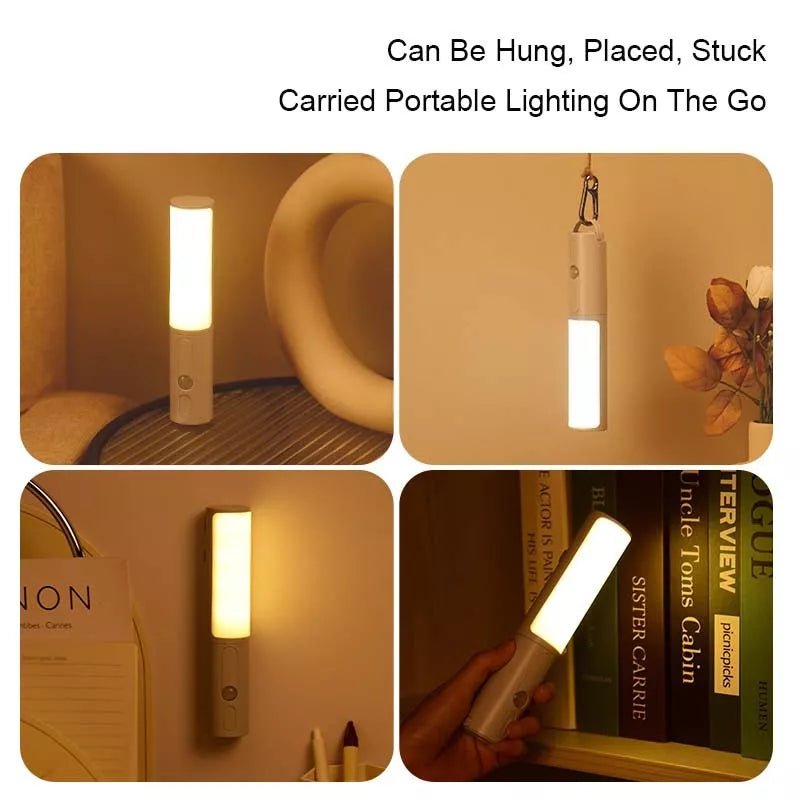 Smart Motion Sensor LED Night Light with adjustable brightness and color temperatures