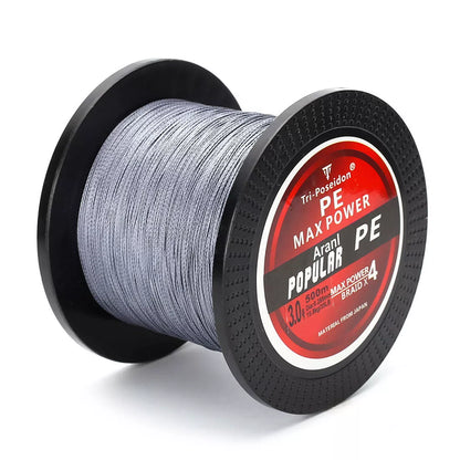 4Braided Fishing PE Line 300M with Strong Pull Horse design for superior strength
