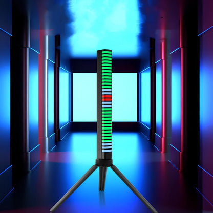 Voice control car atmosphere light bar with music rhythm sync feature and acrylic shell