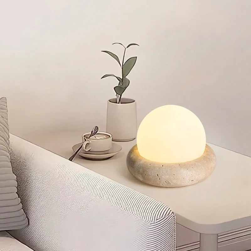 Bedside Night Lamp with remote control, children's room small lamp, rechargeable Huangdongshi light, modern simplicity style, 15.5 cm diameter