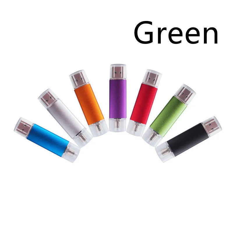 Caike aluminum alloy USB 2.0 flash drive in 32GB or 64GB with seven colour options